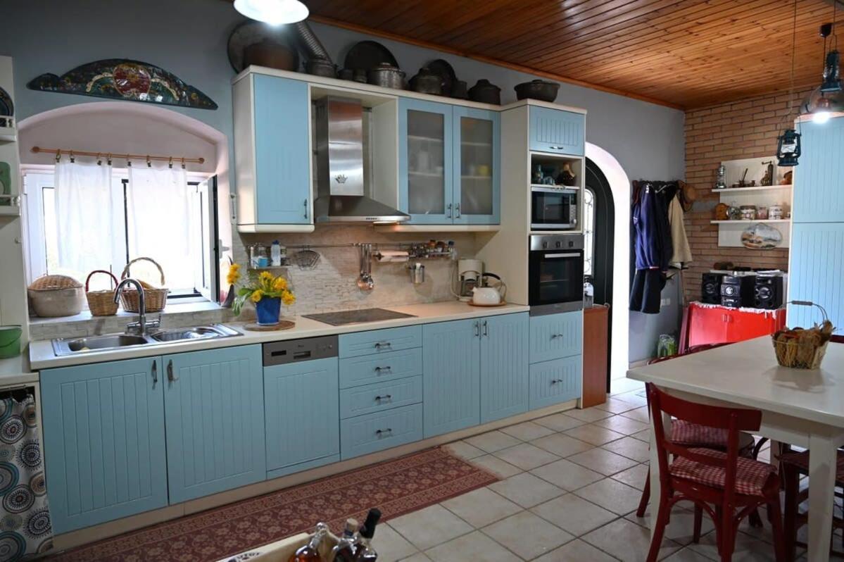 Kalavrita Winter Retreat - Homely Spacious Chalet Áno Vlasía Exteriér fotografie